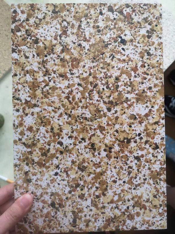 Peinture extérieure d'imitation de l'effet de granit Peinture murale similaire à la maison extérieure Dulux