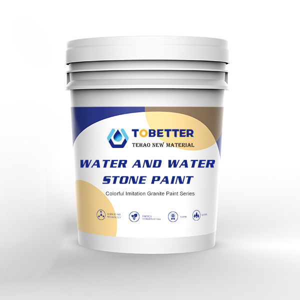 Peinture extérieure d'imitation de l'effet de granit Peinture murale similaire à la maison extérieure Dulux