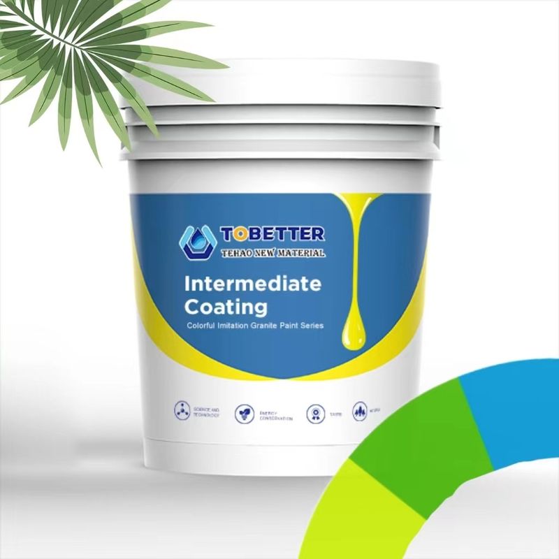 Peinture intermédiaire protectrice colorée 8m2/Kg Peinture de brossage