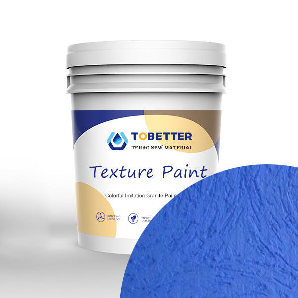 Peinture murale extérieure acrylique Art Texturation Peinture imperméable à l'eau haute brillance Sur les murs texturés