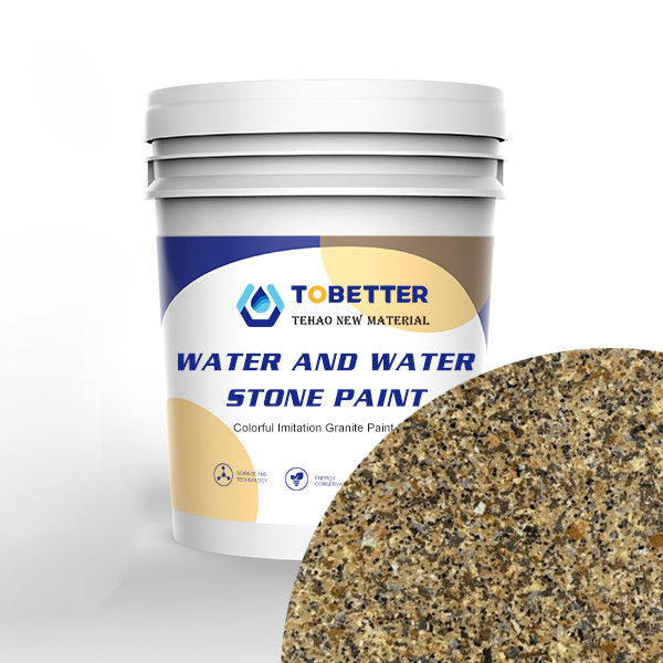 Imitation de la pierre de granit Finition texture Peinture eau et eau