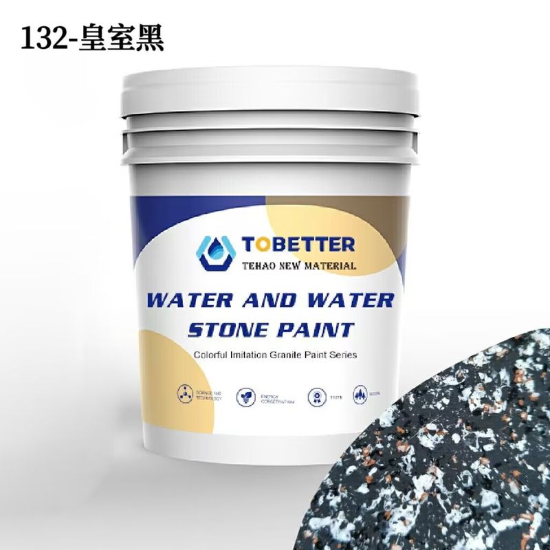 Peinture de pierre de granit imitation de l'eau et de l'eau similaire à Dulux Faux Peinture de pierre 132