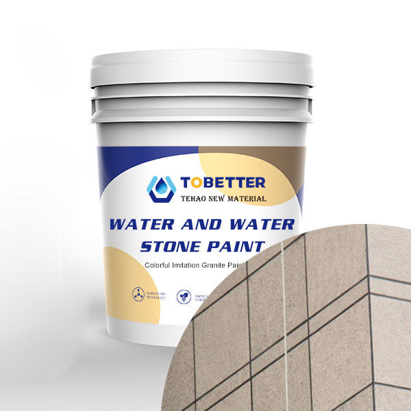 Peinture de pierre pour murs extérieurs similaire à la base de construction de Nippon Multicolore