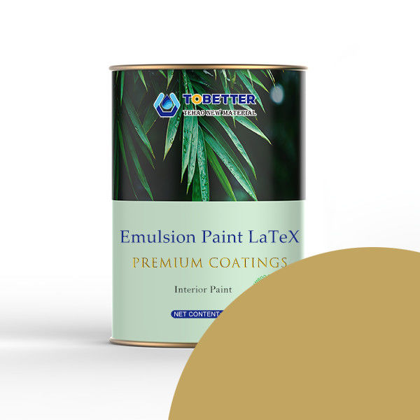 Peinture intérieure beige plus saine résistant aux moisissures anti-formaldéhyde pour les espaces de vie